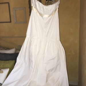 Saja SH6260 ivory silk taffeta wedding dress